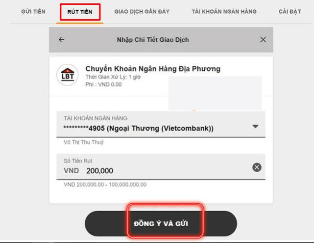 Phản ánh rút tiền chậm